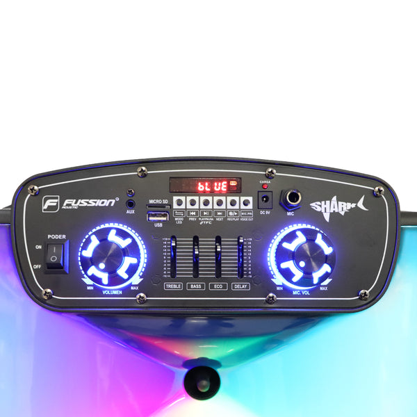 Fussion PBS-15SHARK Bafle Amplificado 15" 40 000W P.M.P.O
