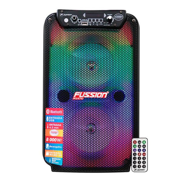 Fussion PBS-2X65702 Bafle amplificado 2 X 6.5" 8 000W P.M.P.O