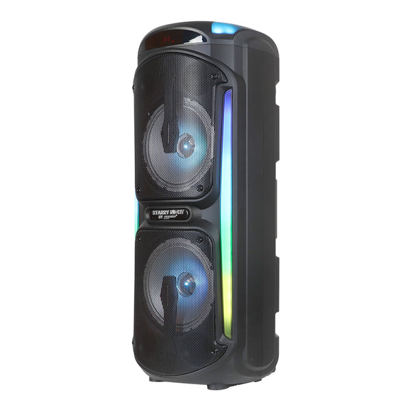 Fussion PBS-2X8002 STARRY NIGHT BAFLE AMPLIFICADO 2X8" 40 000W P.M.P.O