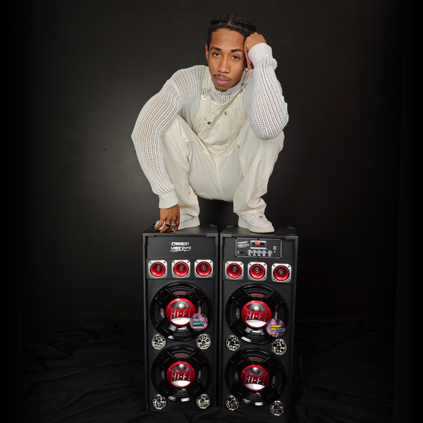 Fussion PBS-3010 JUEGO DE BAFLES ACTIVO Y PASIVO 2X10" CARBON VIBE RETRO 4500W P.M.P.O