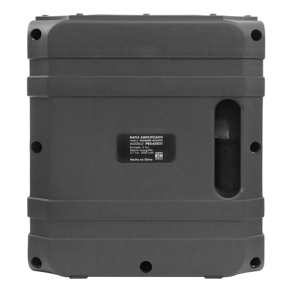 Fussion PBS-65021 ¡Potencia Y Portabilidad En Uno Solo Con Q-BIC Bafle Amplificado 6.5" 8 000W P.M.P.O