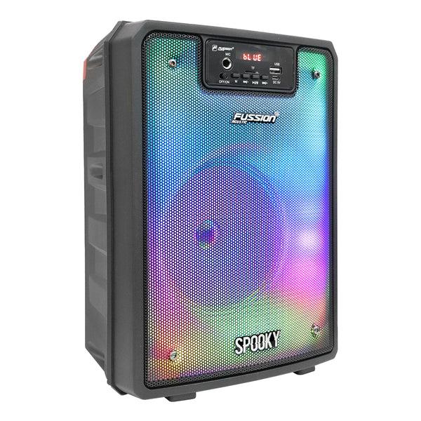 Fussion PBS-65SPOOKY BAFLE AMPLIFICADO 6.5" 9000W P.M.P.O Prepárate Para Adentrarte En Un Mundo Escalofriante De Sonido