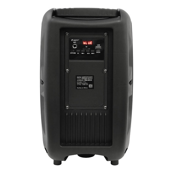 Fussion PBS-8030 Experimenta Un Sonido Infernal DIABLO El Bafle Amplificado De 8" 15 000W P.M.P.O