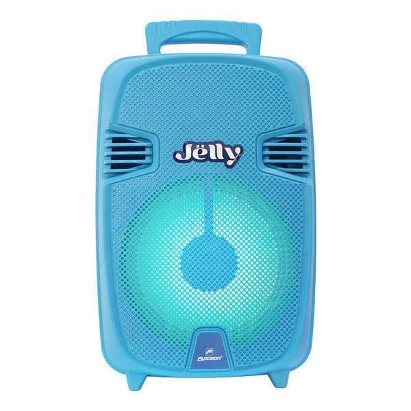 Fussion PBS-8JELLY ¡La Fiesta Llegó En Colores 8" 15 000W P.M.P.O Potencia Karaoke Y Tecnología Al Ritmo De La Música