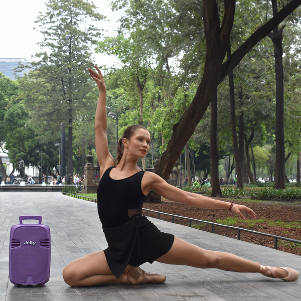 Fussion PBS-8JELLY ¡La Fiesta Llegó En Colores 8" 15 000W P.M.P.O Potencia Karaoke Y Tecnología Al Ritmo De La Música