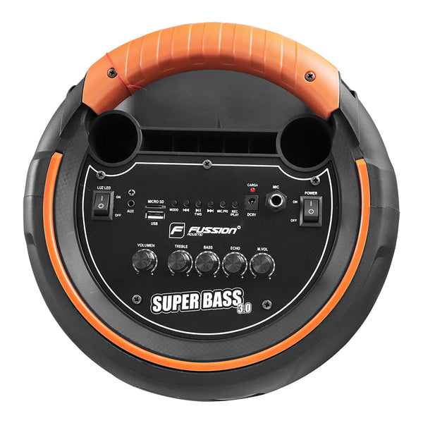 Fussion PBS-8X3004 BAFLE AMPLIFICADO SUPER BASS 3X8" 40 000W P.M.P.O