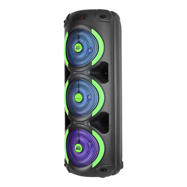 Fussion PBS-8X3005 SOUND WAVE BAFLE AMPLIFICADO 3X8" 20 000W P.M.P.O