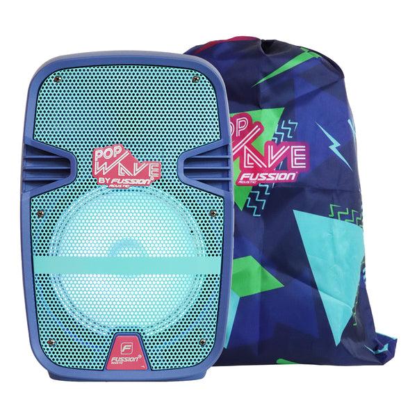 Fussion PBS-9936 POP WAVE BAFLE AMPLIFICADO 8" 20 000W P.M.P.O BACKPACK INCLUIDA