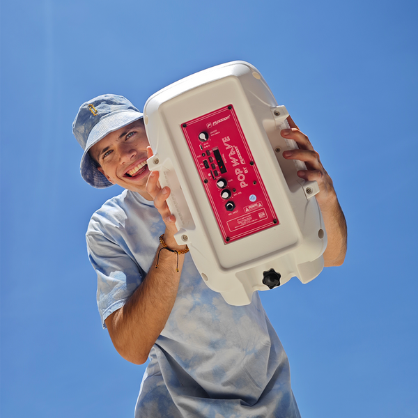 Fussion PBS-9936 POP WAVE BAFLE AMPLIFICADO 8" 20 000W P.M.P.O BACKPACK INCLUIDA