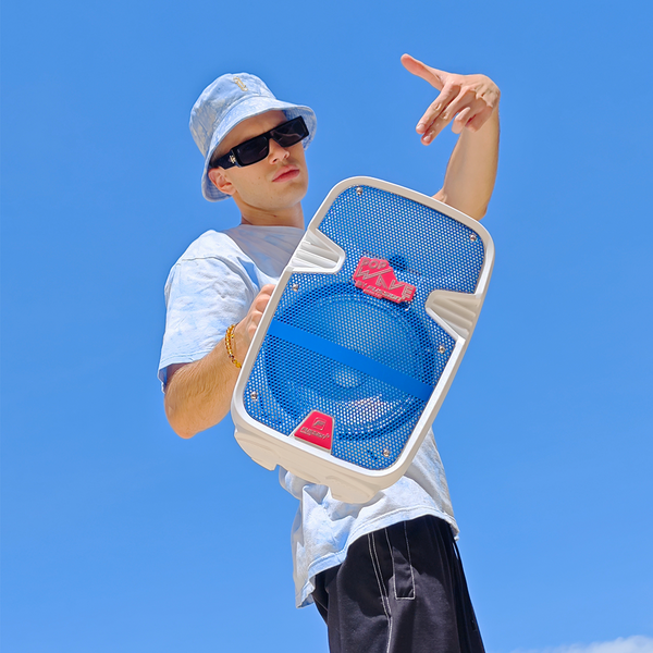 Fussion PBS-9936 POP WAVE BAFLE AMPLIFICADO 8" 20 000W P.M.P.O BACKPACK INCLUIDA