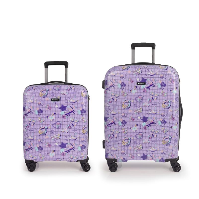 Gabol Juego de 2 maletas (cabina y mediana) FUNNY