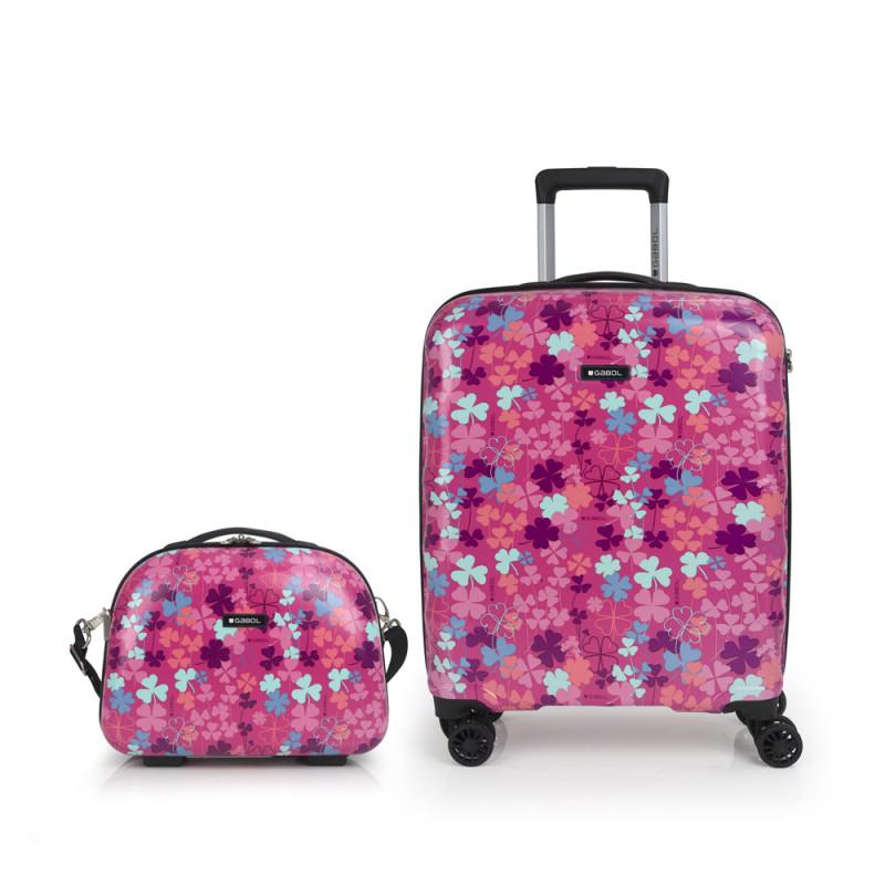 Gabol Juego De Maleta De Cabina Y Neceser CLOVER
