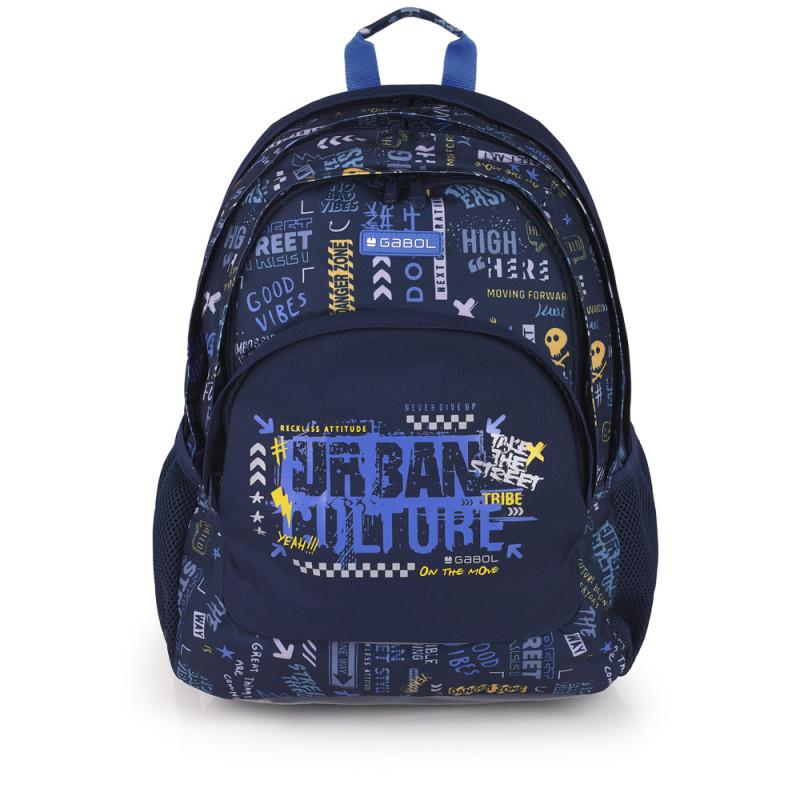 Gabol Mochila con 3 departamentos SKULL