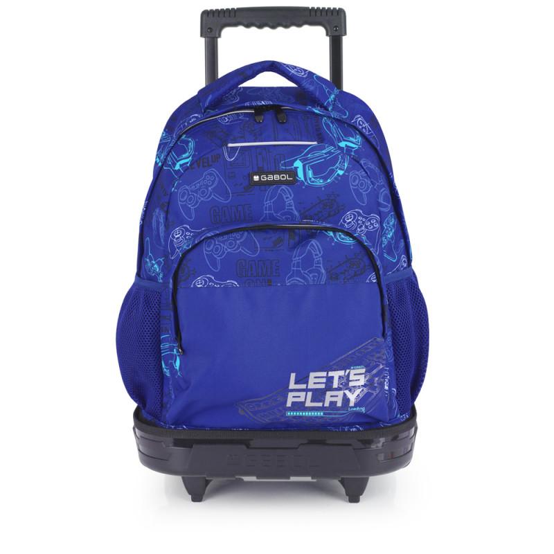 Gabol Mochila con ruedas desmontable GAMING