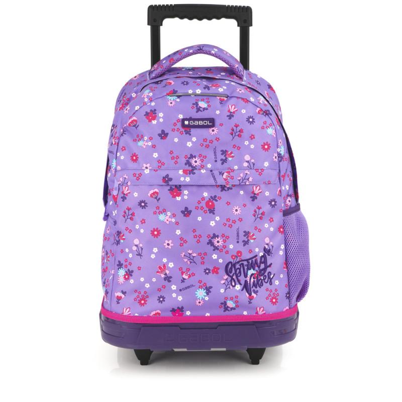 Gabol Mochila con ruedas VIOLET
