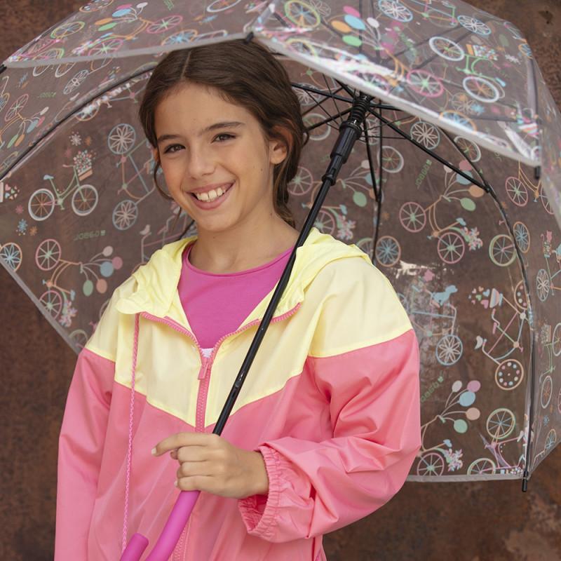 Gabol Paraguas Transparente FIORI