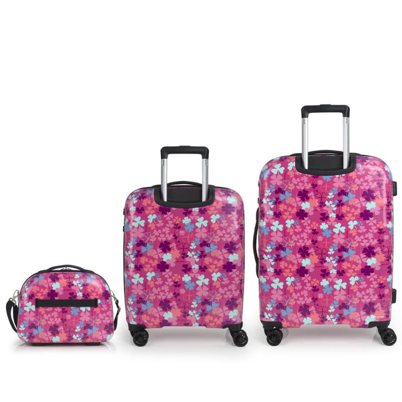 Gabol Juego De 2 Maletas (cabina Y Mediana) Y Neceser CLOVER