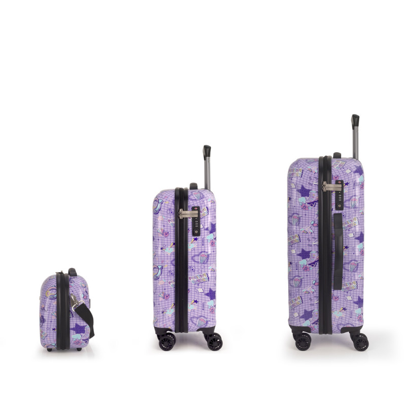 Gabol Juego De 2 Maletas (cabina Y Mediana) Y Neceser FUNNY