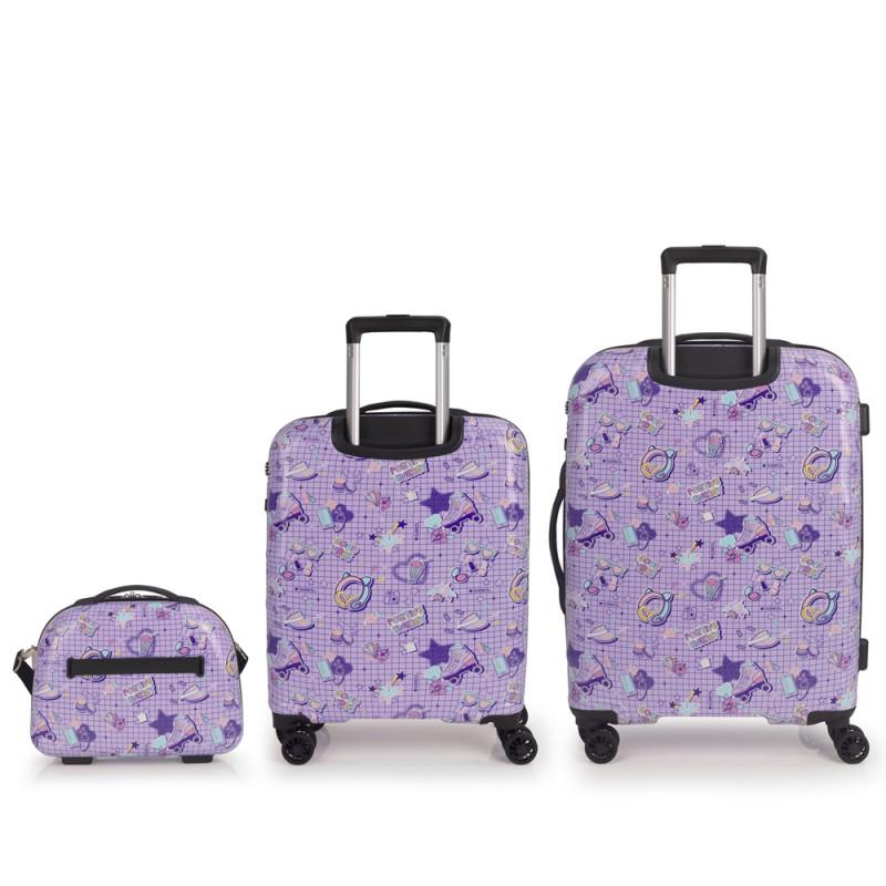 Gabol Juego De 2 Maletas (cabina Y Mediana) Y Neceser FUNNY