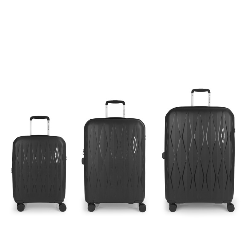 Gabol Juego de 3 maletas (cabina mediana y grande) INFINITY