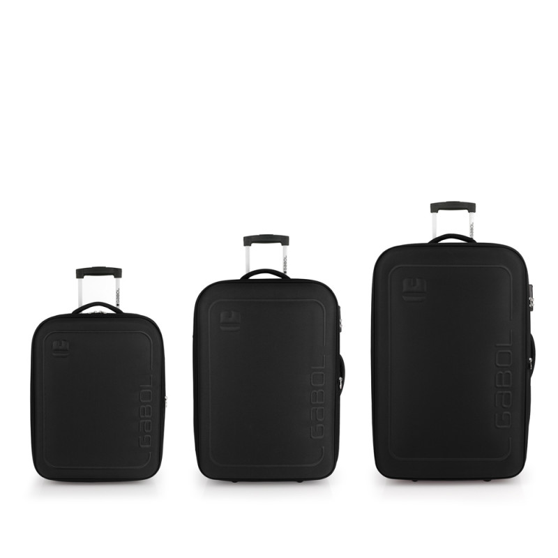 Gabol Juego de 3 maletas (Cabina Mediana y Grande) ORBIT