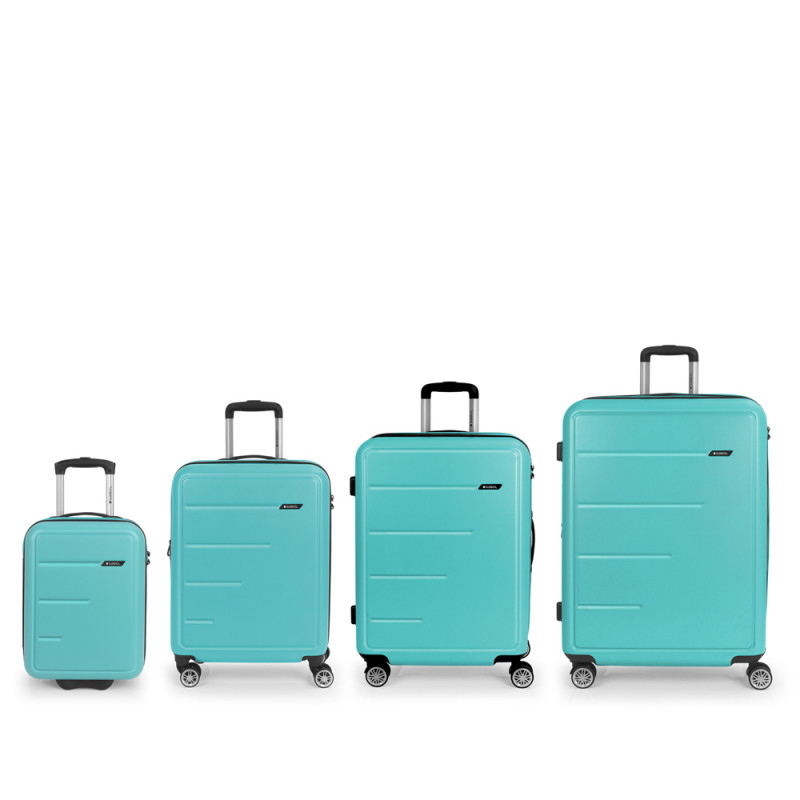 Gabol Juego de 4 maletas (XS cabina mediana y grande) FUTURE PLUS