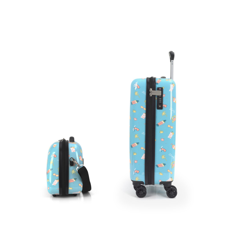 Gabol Juego De Maleta De Cabina Y Neceser HAPPY MR. WONDERFUL