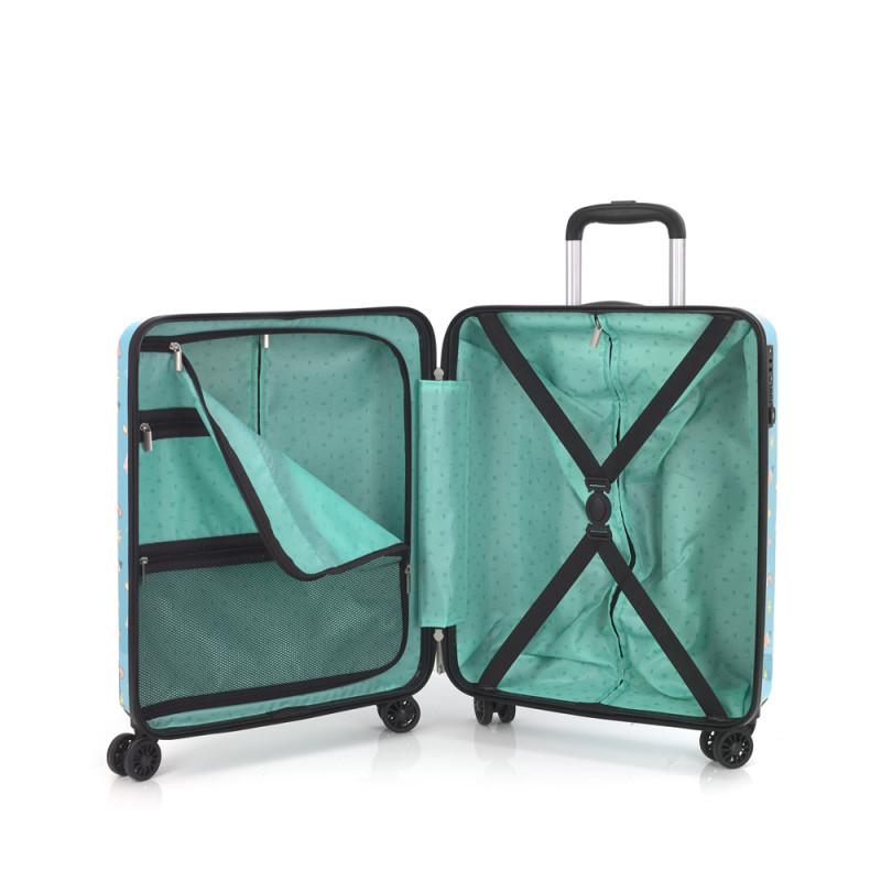 Gabol Juego De Maleta De Cabina Y Neceser HAPPY MR. WONDERFUL