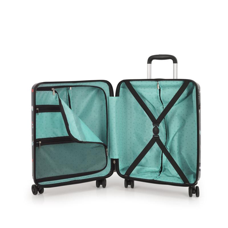 Gabol Juego De Maleta De Cabina Y Neceser PLANS MR. WONDERFUL