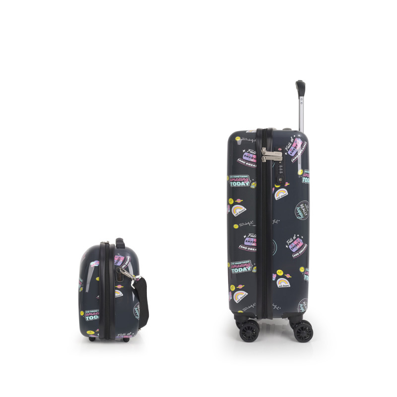 Gabol Juego De Maleta De Cabina Y Neceser SMILE MR.WONDERFUL