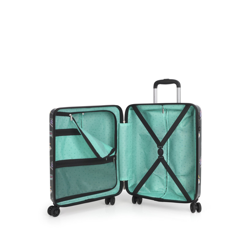 Gabol Juego De Maleta De Cabina Y Neceser SMILE MR.WONDERFUL