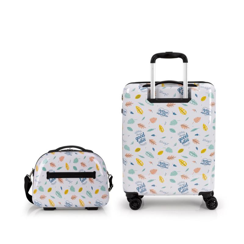 Gabol Juego De Maleta De Cabina Y Neceser VIBES MR. WONDERFUL