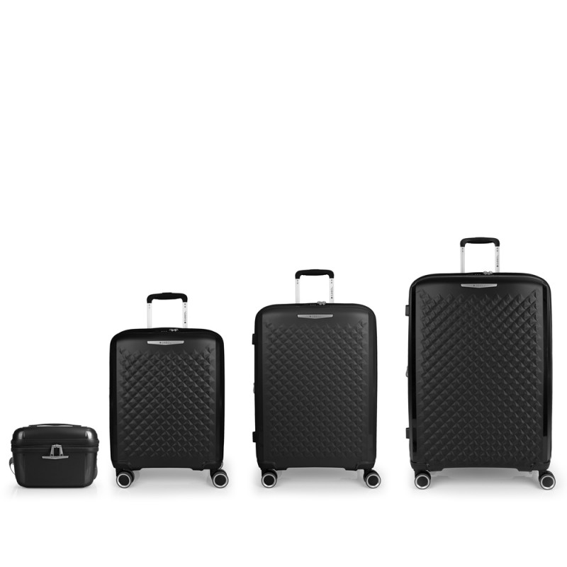 Gabol Set de 3 Maletas (Cabina Mediana Grande Y Neceser) QUEENS