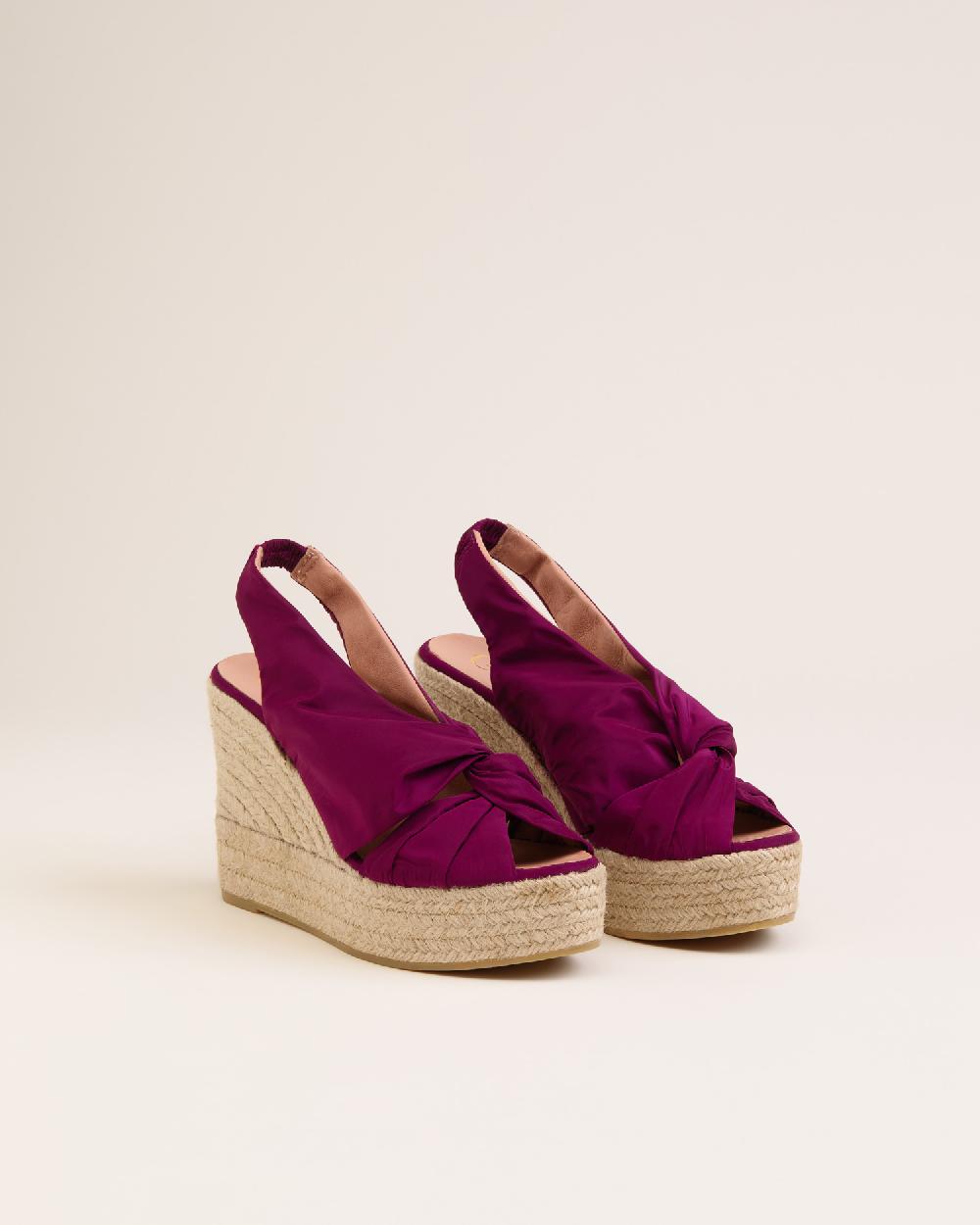 Gaimo Espadrilles Anca ViolinSandalias De Cuña En Tejido Acolchado