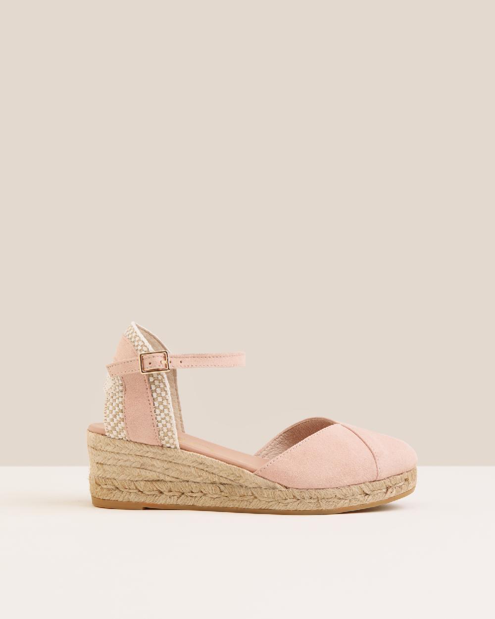 Gaimo espadrilles Copita ContourAlpargatas de cuña en piel con escote pico