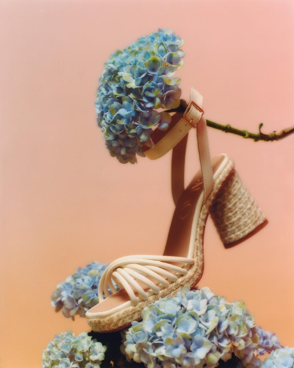 Gaimo Espadrilles Fusca MarfilSandalias Con Tacón De Yute En Piel Con Detalle Multitiras