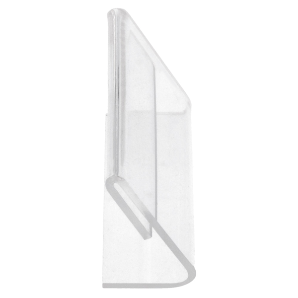 Garcia De Pou 10 U. CABALLETES PARA ETIQUETAS 6x4x2 5 CM TRANSPARENTE PVC (1 UNID.)
