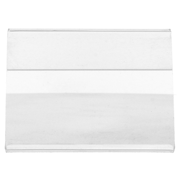 Garcia De Pou 10 U. CABALLETES PARA ETIQUETAS 8x6 5x2 CM TRANSPARENTE PVC (1 UNID.)