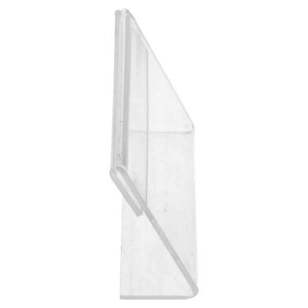 Garcia De Pou 10 U. CABALLETES PARA ETIQUETAS 8x6 5x2 CM TRANSPARENTE PVC (1 UNID.)