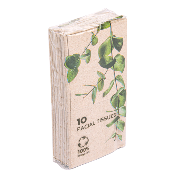 Garcia de pou 10 U. X 10 U. PAÑUELITOS 3 CAPAS 21x21 CM NATURAL KRAFT (1 UNID.)