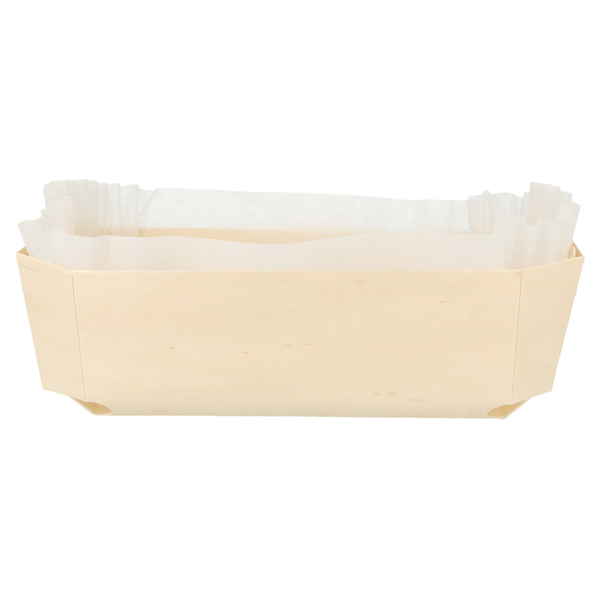 Garcia De Pou 100 U. BARQUILLAS MADERA + MOLDES SILICONADOS 1450 ML 23x13x7 CM NATURAL MADERA (100 UNID.)