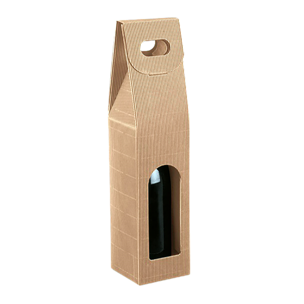Garcia De Pou 100 U. CAJAS 1 BOTELLA 9x9x38 5 CM NATURAL KRAFT (100 UNID.)