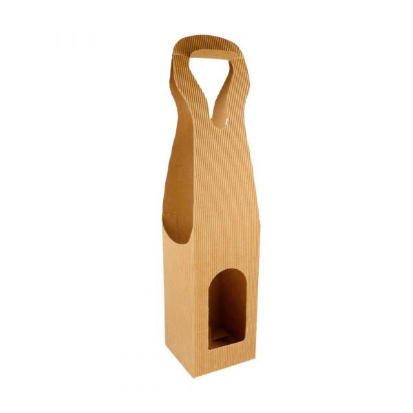 Garcia de pou 100 U. CAJAS 1 BOTELLA 9x9x38 5 CM NATURAL KRAFT (100 UNID.)
