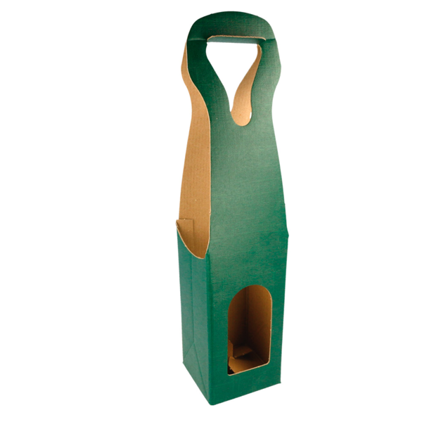 Garcia De Pou 100 U. CAJAS 1 BOTELLA 9x9x41 CM VERDE CARTÓN (100 UNID.)