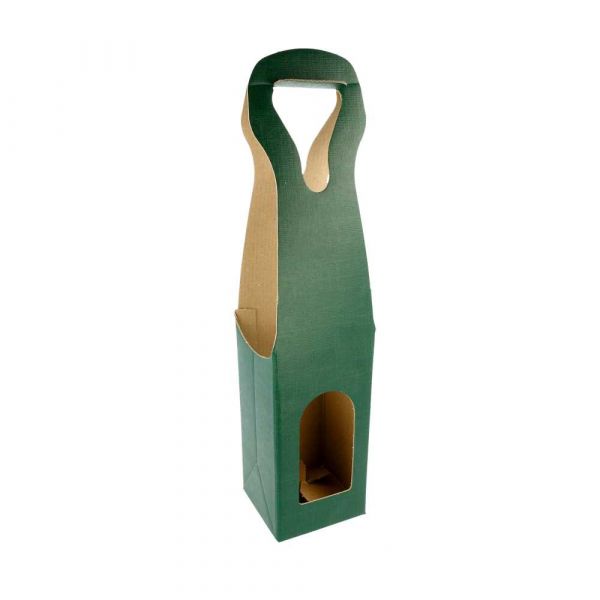 Garcia de pou 100 U. CAJAS 1 BOTELLA 9x9x41 CM VERDE CARTÓN (100 UNID.)