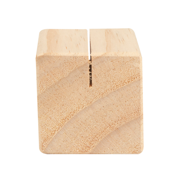 Garcia De Pou 2 U. SOPORTES CÚBICOS PARA PIZARRAS 4 8 CM NATURAL MADERA (8 UNID.)