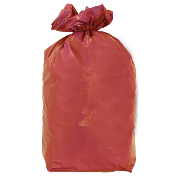 Garcia de pou 20 U. BOLSAS BASURA COLOR 110 L 70µ 70x110 CM ROJO LDPE (5 UNID.)