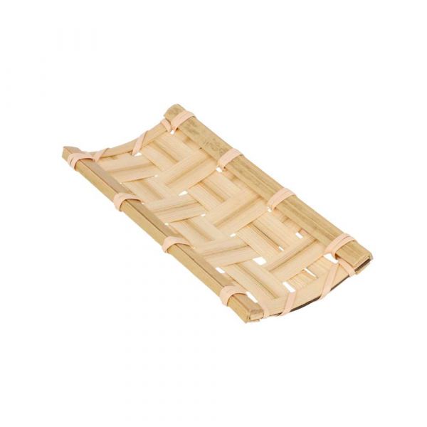 Garcia de pou 24 MINI TEJAS 10 5x5 CM NATURAL BAMBÚ (1 UNID.)
