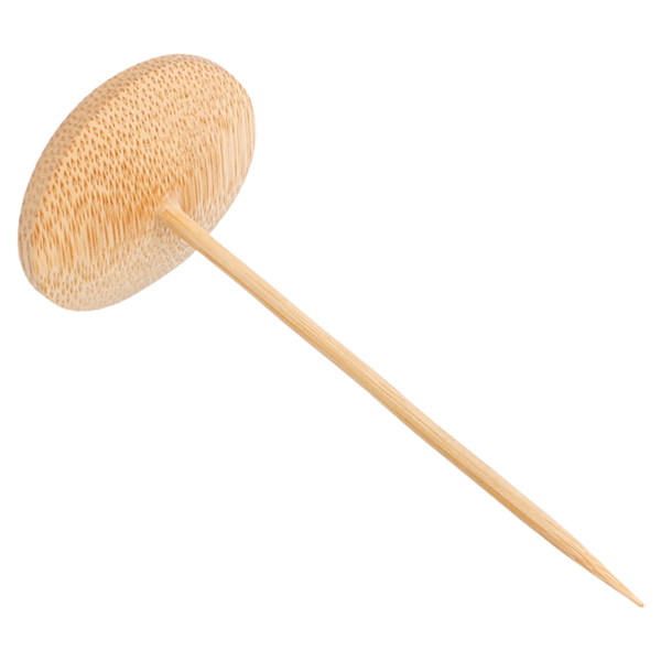 Garcia De Pou 24 U. PLATILLOS CON PICK Ø 4x10 CM NATURAL BAMBÚ (1 UNID.)