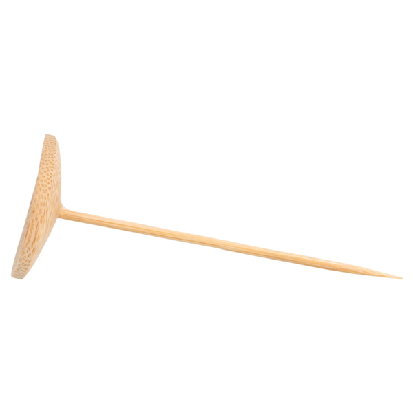 Garcia De Pou 24 U. PLATILLOS CON PICK Ø 4x10 CM NATURAL BAMBÚ (1 UNID.)